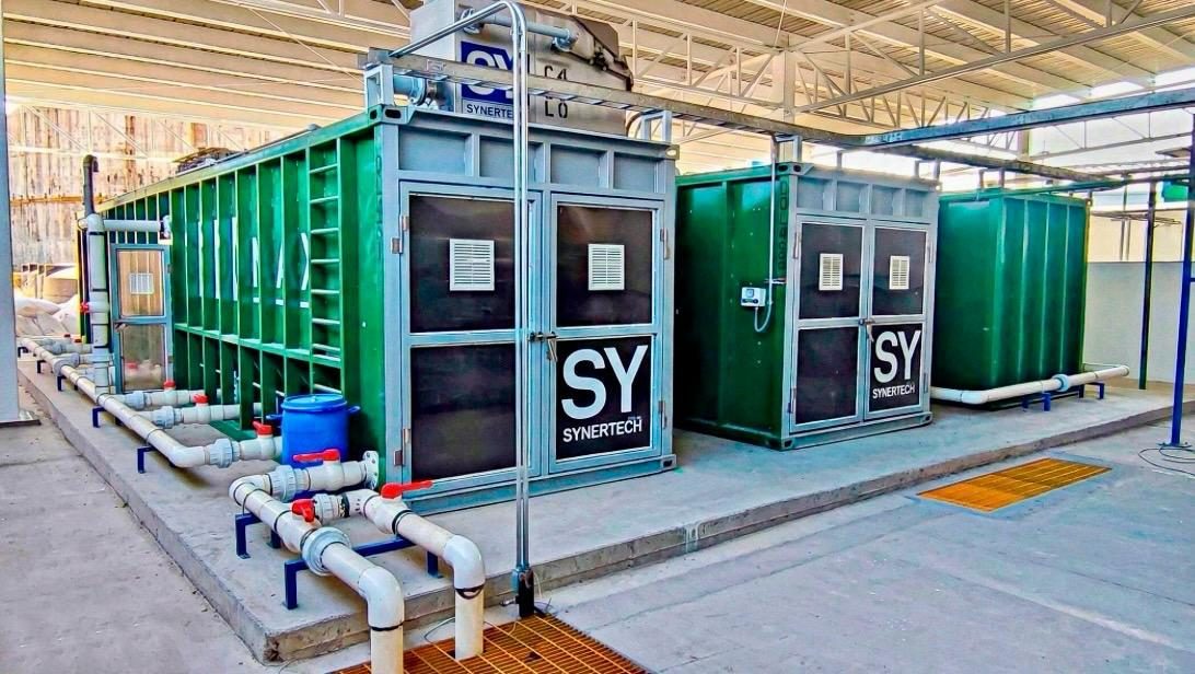 Plantas modulares en planta industrial